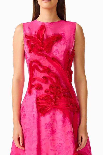 Elliatt Florentia A Line Maxi Dress - Pink COMING SOON