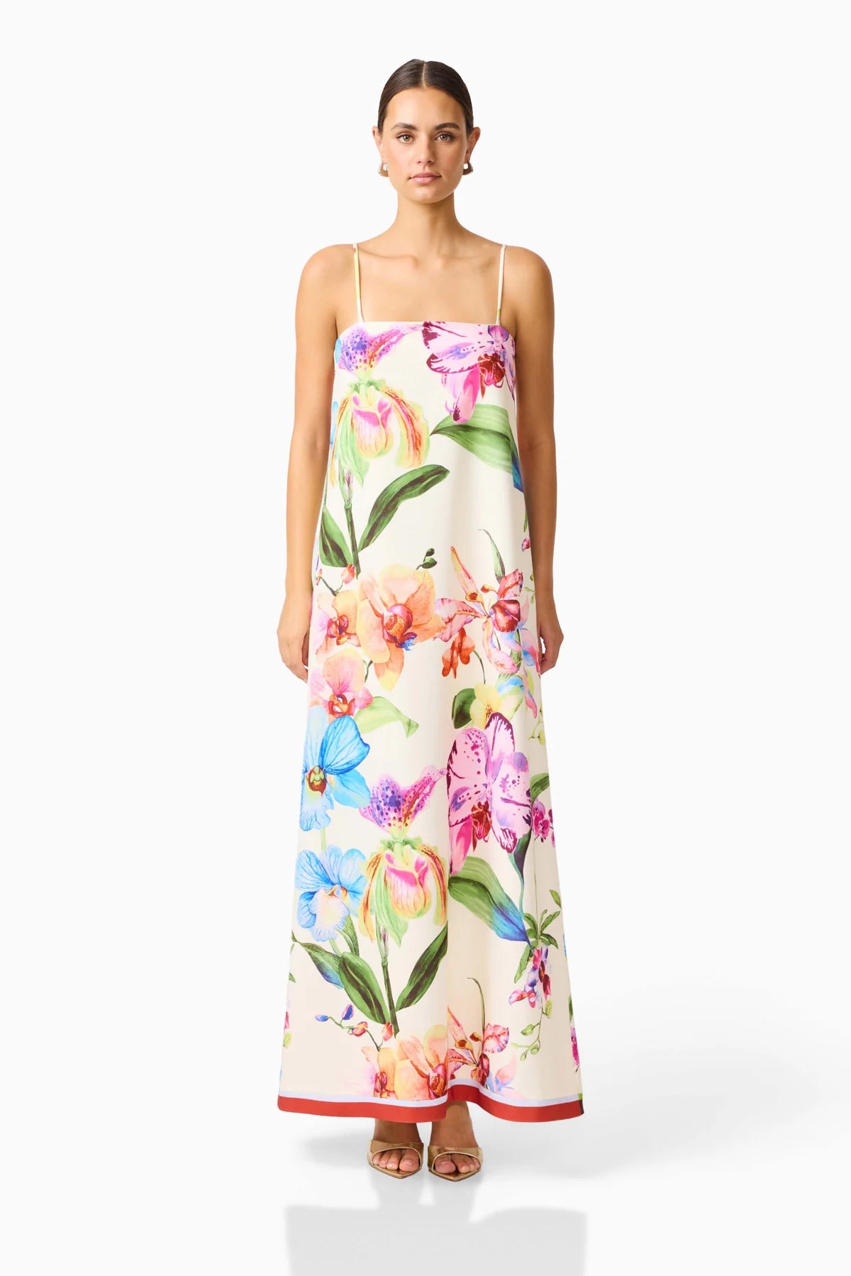 Elliatt Glinda A-Line Maxi Dress in Floral