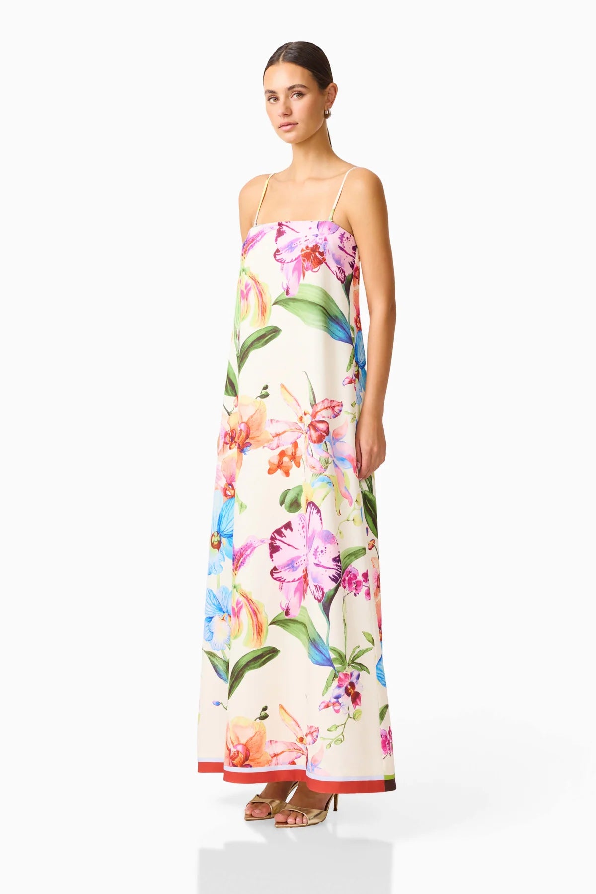 Elliatt Glinda A-Line Maxi Dress in Floral