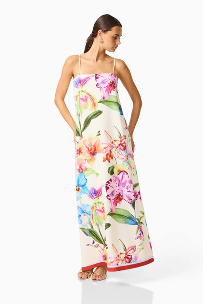 Elliatt Glinda A-Line Maxi Dress in Floral