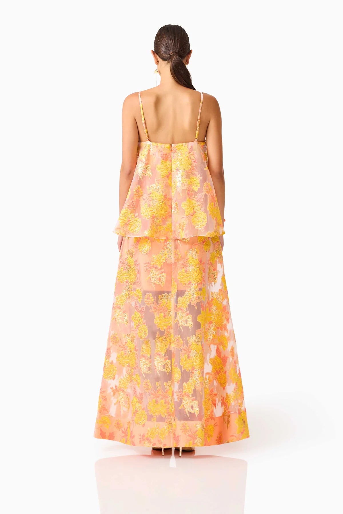 Elliatt Elysia Gown - Orange Floral