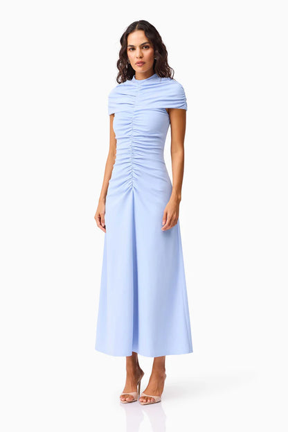 Elliatt Valencia High Neck Maxi Dress - Babyblue COMING SOON