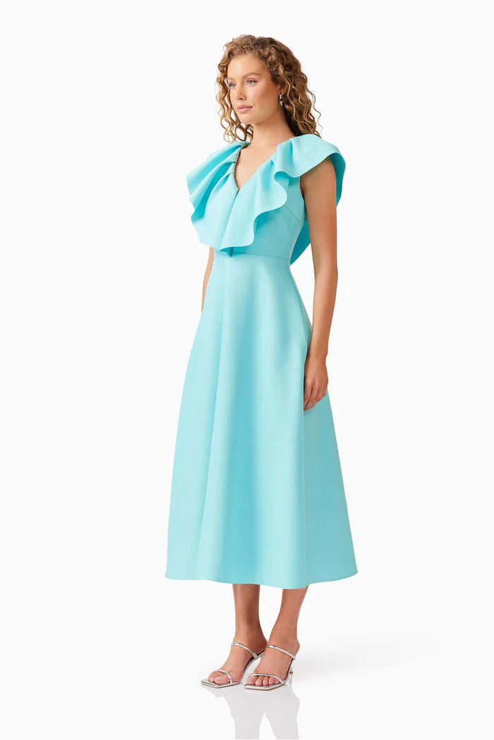 Elliatt Gabi Midi Dress - Aqua