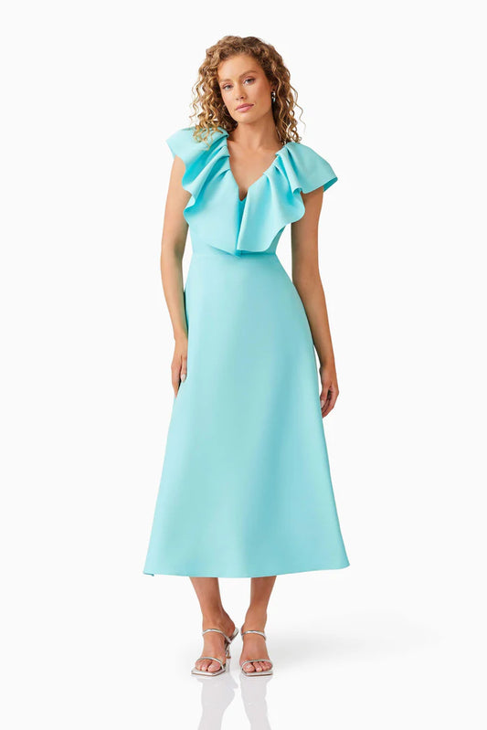 Elliatt Gabi Midi Dress - Aqua
