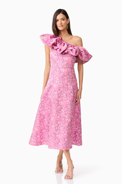 Elliatt Nadeen Midi Dress -Purple/Pink