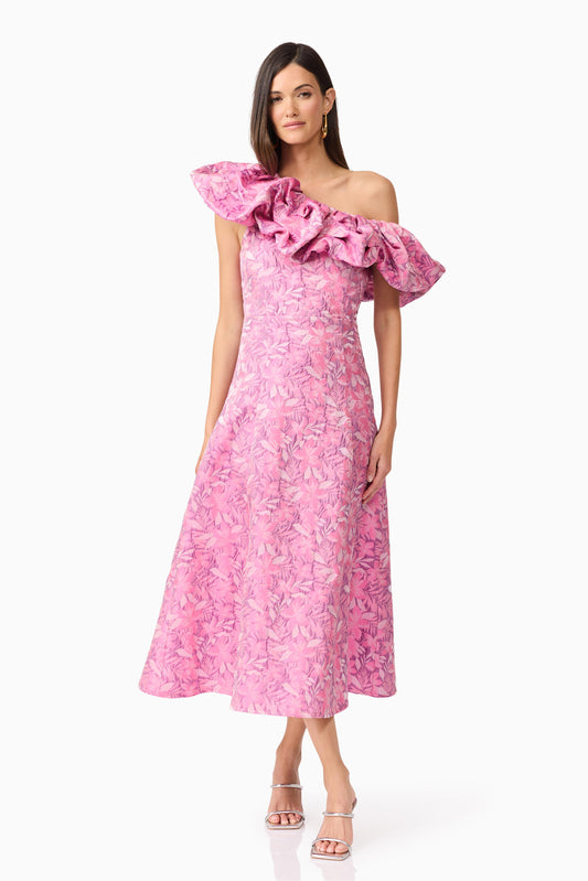 Elliatt Nadeen Midi Dress -Purple/Pink