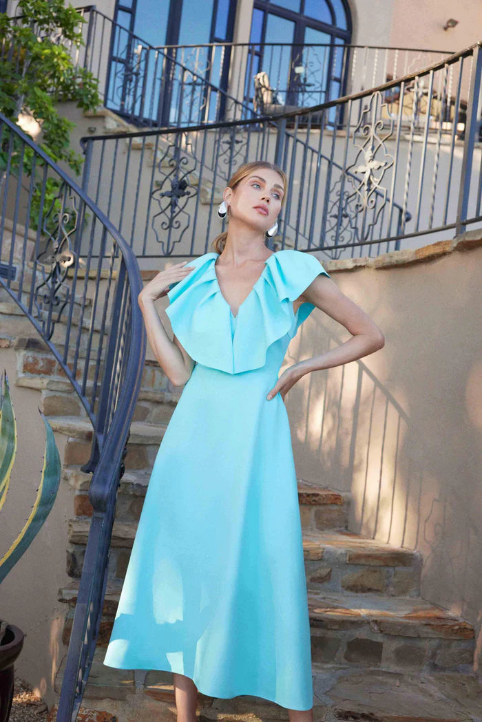 Elliatt Gabi Midi Dress - Aqua