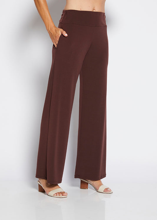 Philosophy Australia Paltrow Ultra Wide Pants - Chocolate