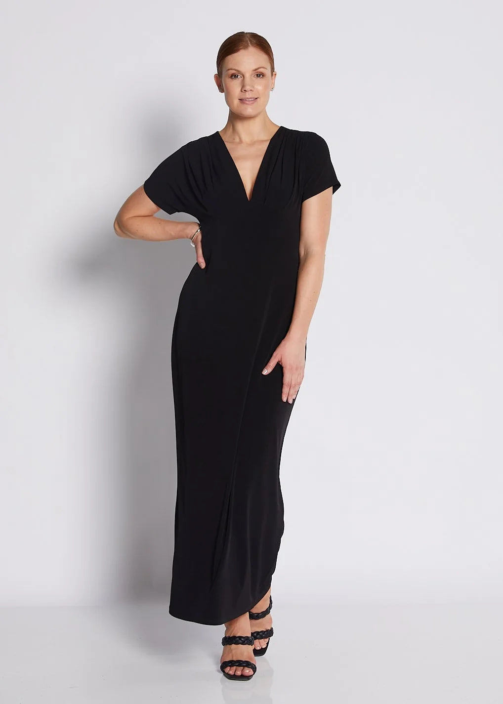 Philosophy Aust. Plunge Maxi Dress - Black