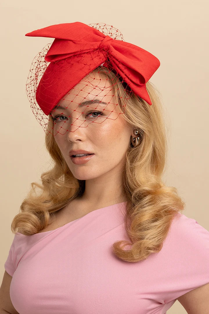 Alina Fascinator in Red COMING SOON