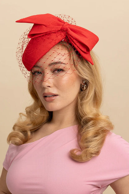 Alina Fascinator in Red COMING SOON