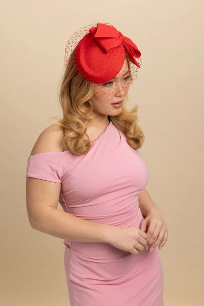 Alina Fascinator in Red COMING SOON