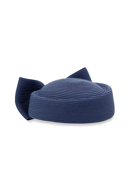 Tara Pill Box Fascinator in Navy