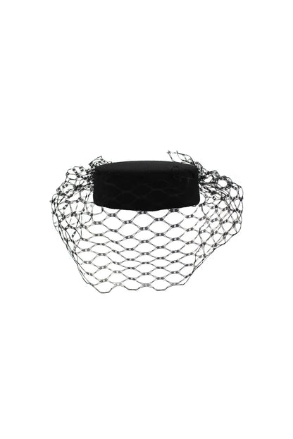 Zahra Pillbox Hat in Black COMING SOON