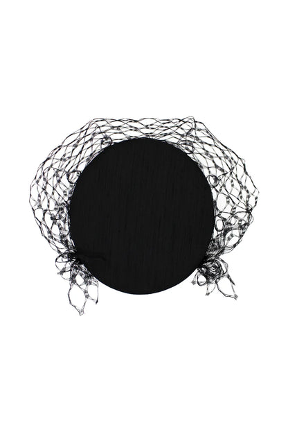 Zahra Pillbox Hat in Black COMING SOON
