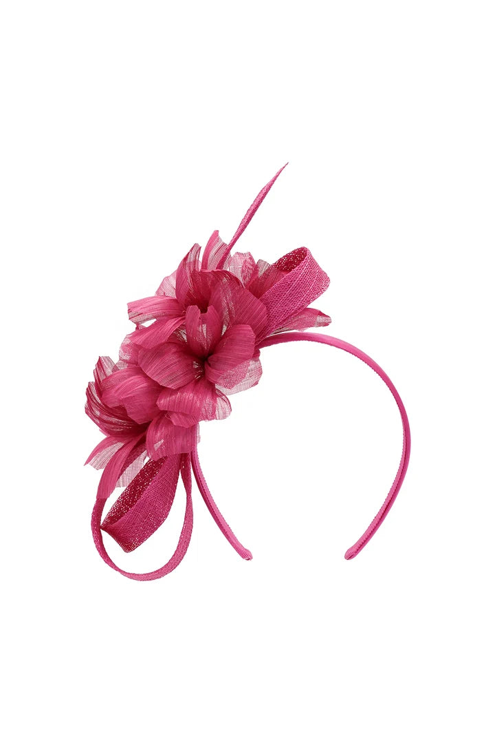 Wrenn Fascinator in Hot Pink COMING SOON