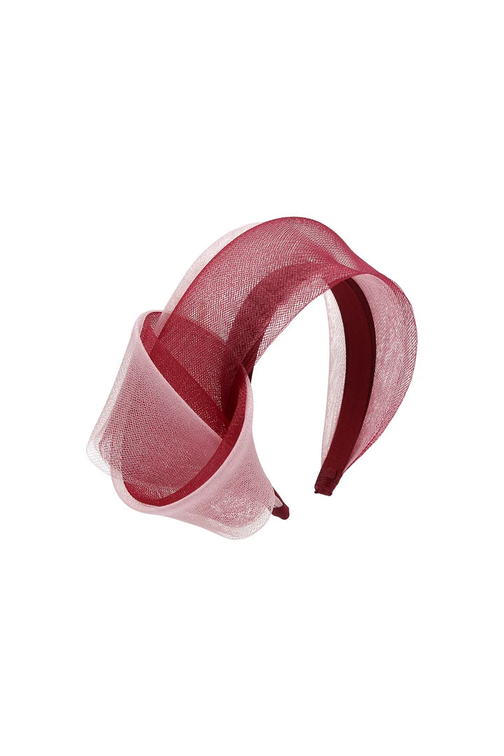 Britney Fascinator in Burgundy Pink COMING SOON