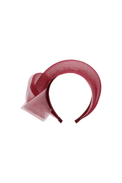 Britney Fascinator in Burgundy Pink COMING SOON