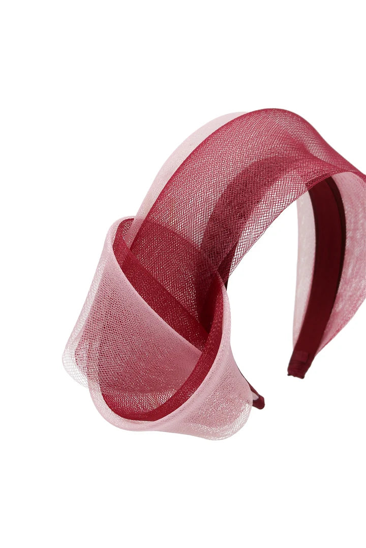 Britney Fascinator in Burgundy Pink COMING SOON