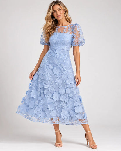 Trellis Lane Lizzie Dress - Pale blue