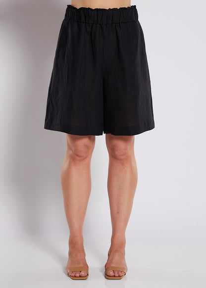 Philosophy Aust. Arconia Lux Linen Long Short - Black