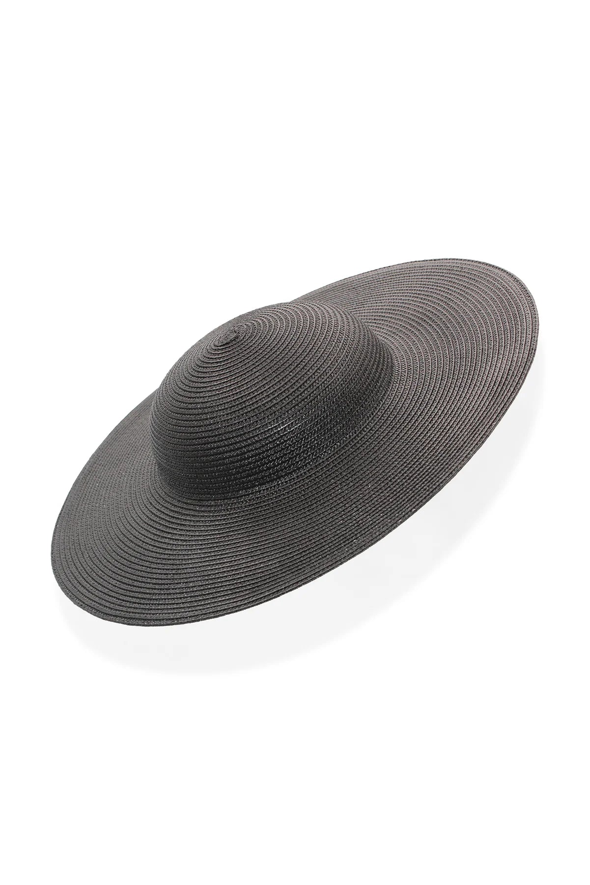 Mona Plate Hat in Black