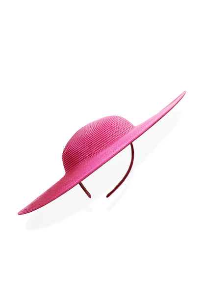 Mona Racewear Plate Hat in Hot Pink COMING SOON