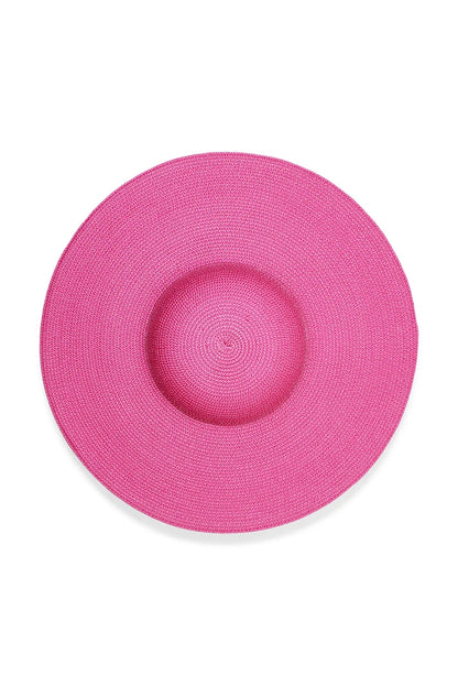 Mona Racewear Plate Hat in Hot Pink COMING SOON