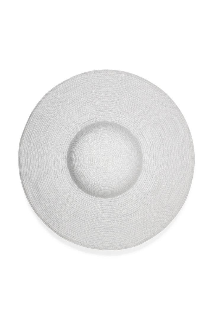 Mona Racewear Plate Hat in White COMING SOON
