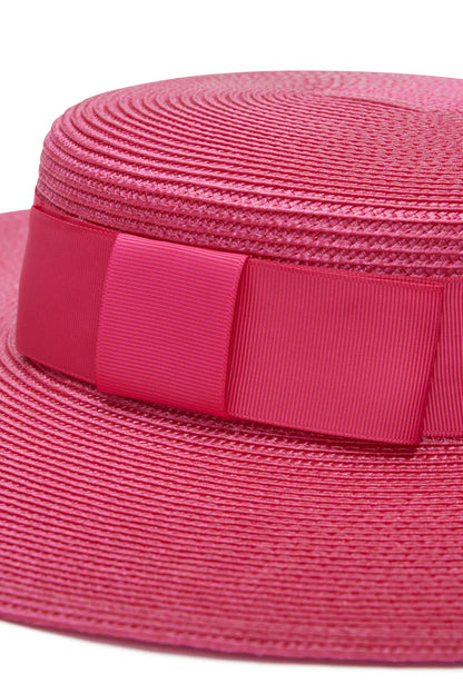 Macy Racewear Boater in Hot Pink