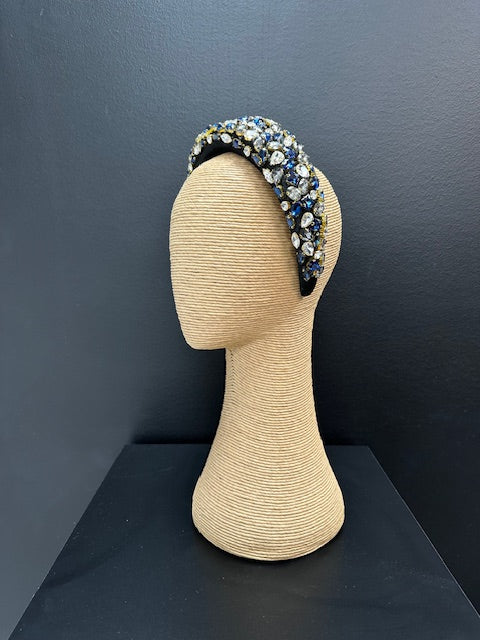 Max Alexander Blue Gem Headband