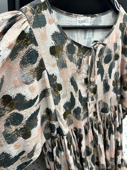 Lillian Puff Sleeve Dress