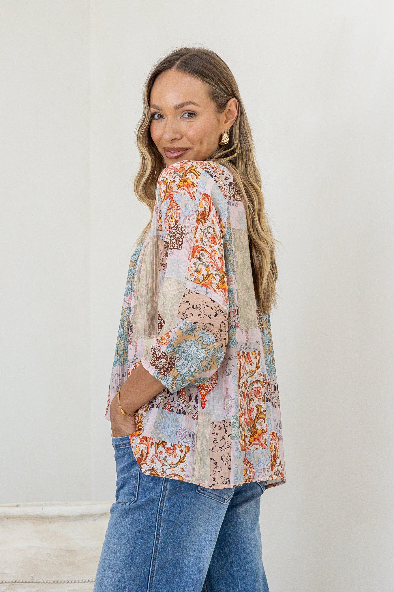 Paisley Patchwork Malta Top