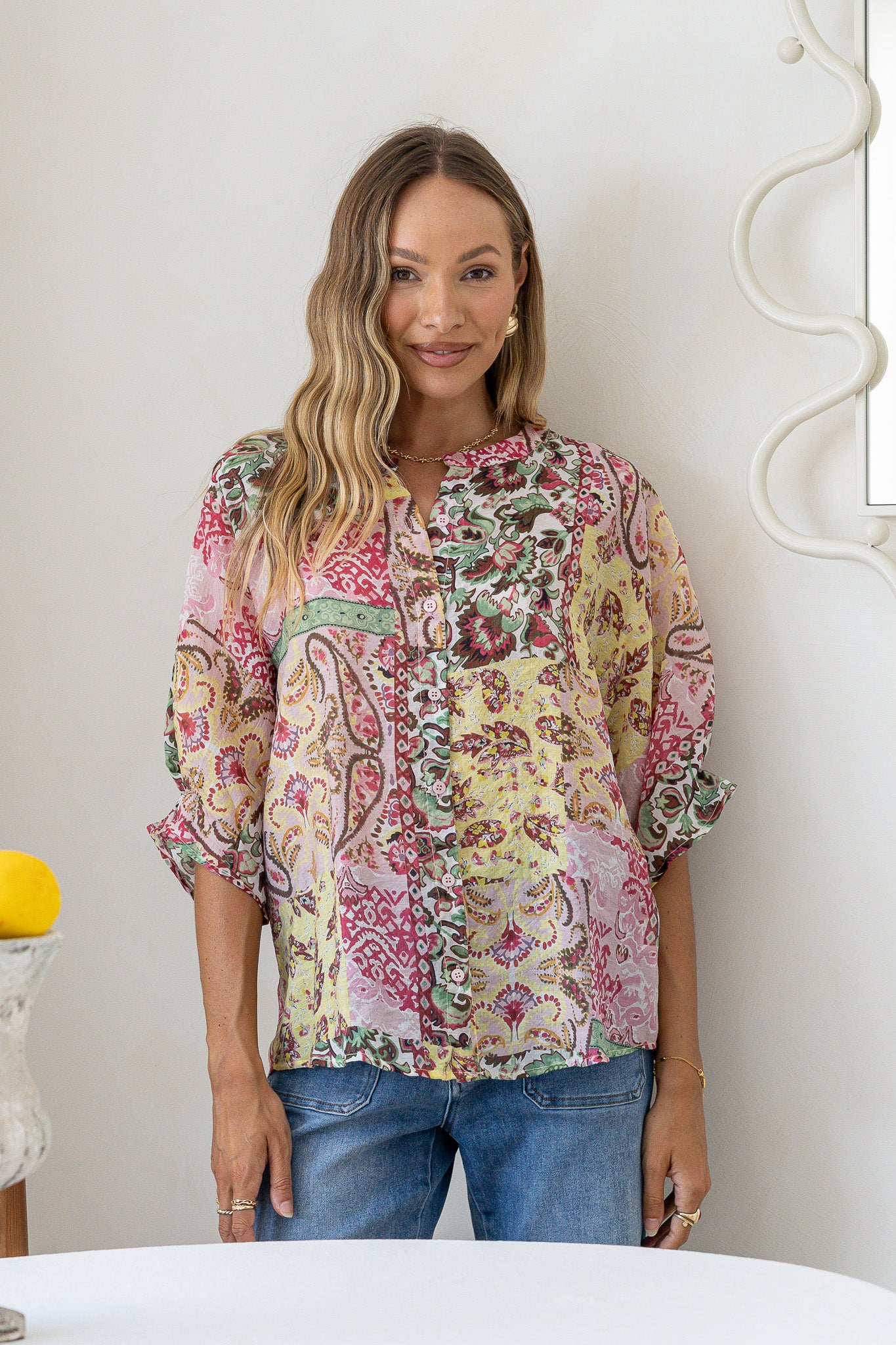 Marbella Blouse - Pink
