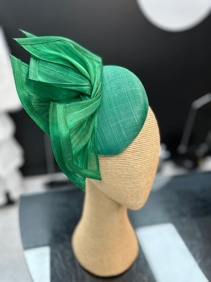 Bespoke Green Racing Fascinator