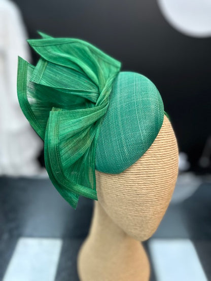 Bespoke Green Racing Fascinator