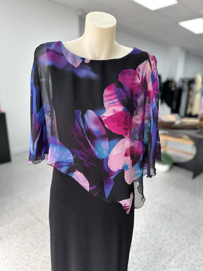 Lilas Printed Chiffon Top