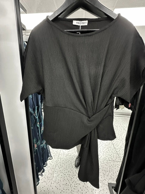 Lux Drape Front Top