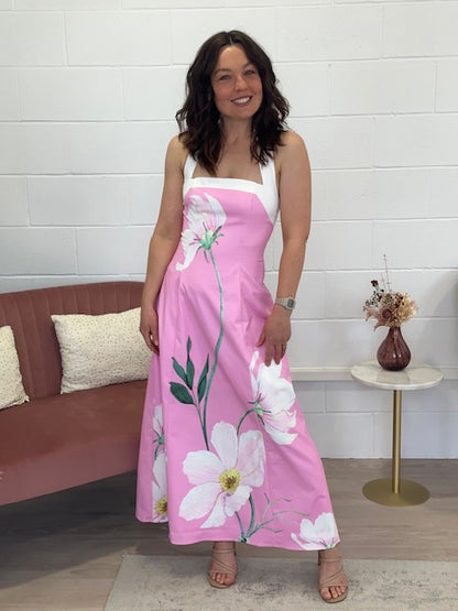 Maya Pink Floral Dress