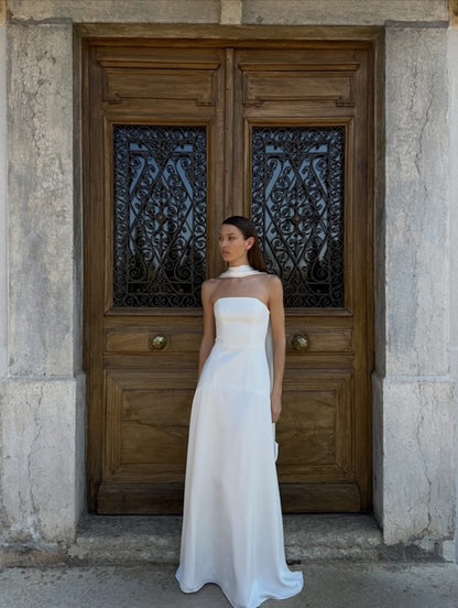 Elliatt Noralyn Strapless Gown - White