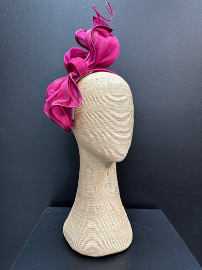 Fillies Collection Fuchsia Pink Racing Fascinator