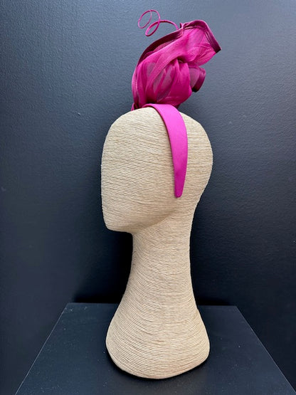 Fillies Collection Fuchsia Pink Racing Fascinator