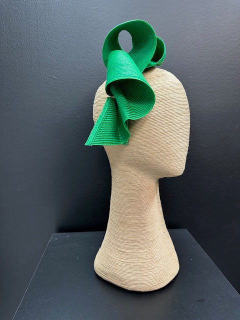 Max Alexander Large Green Wave Racing Fascinator