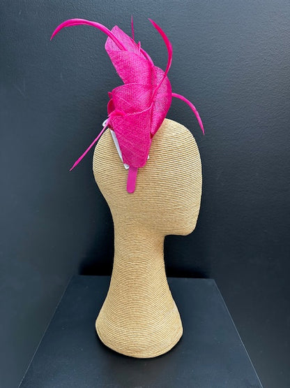 Max Alexander Fuschsia Pink Fascinator