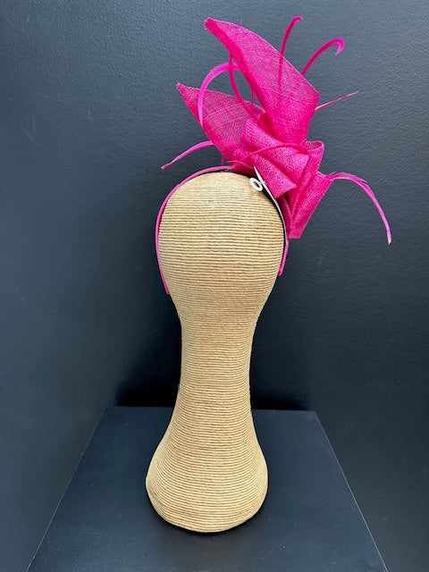 Max Alexander Fuschsia Pink Fascinator