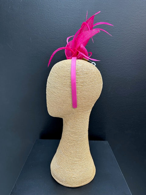 Max Alexander Fuschsia Pink Fascinator