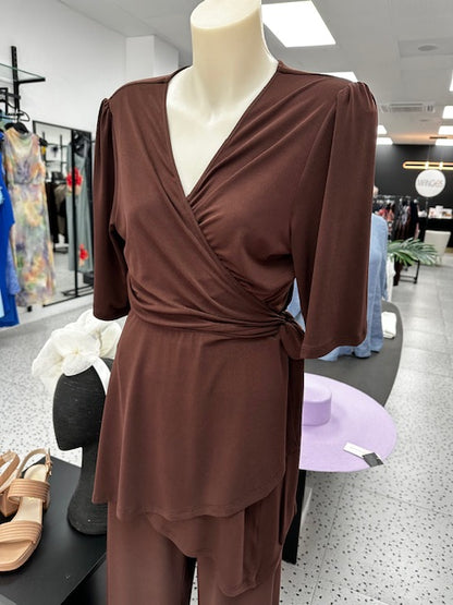 Philosophy Australia Embrace Wrap Tunic - Chocolate