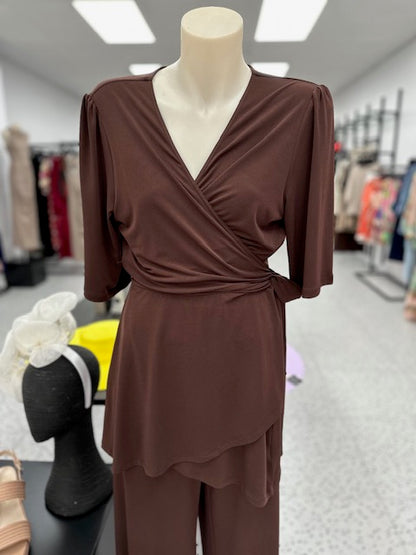 Philosophy Australia Embrace Wrap Tunic - Chocolate