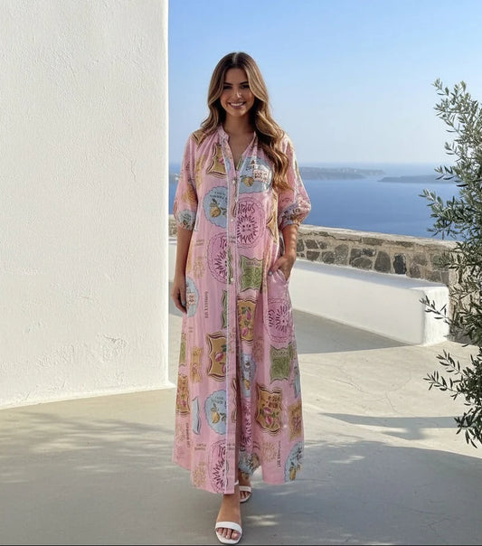 Dolce Bella Dress - Pink