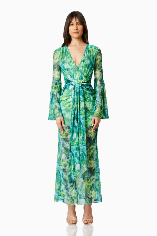 Elliatt Jonquil Dress - Multi Green